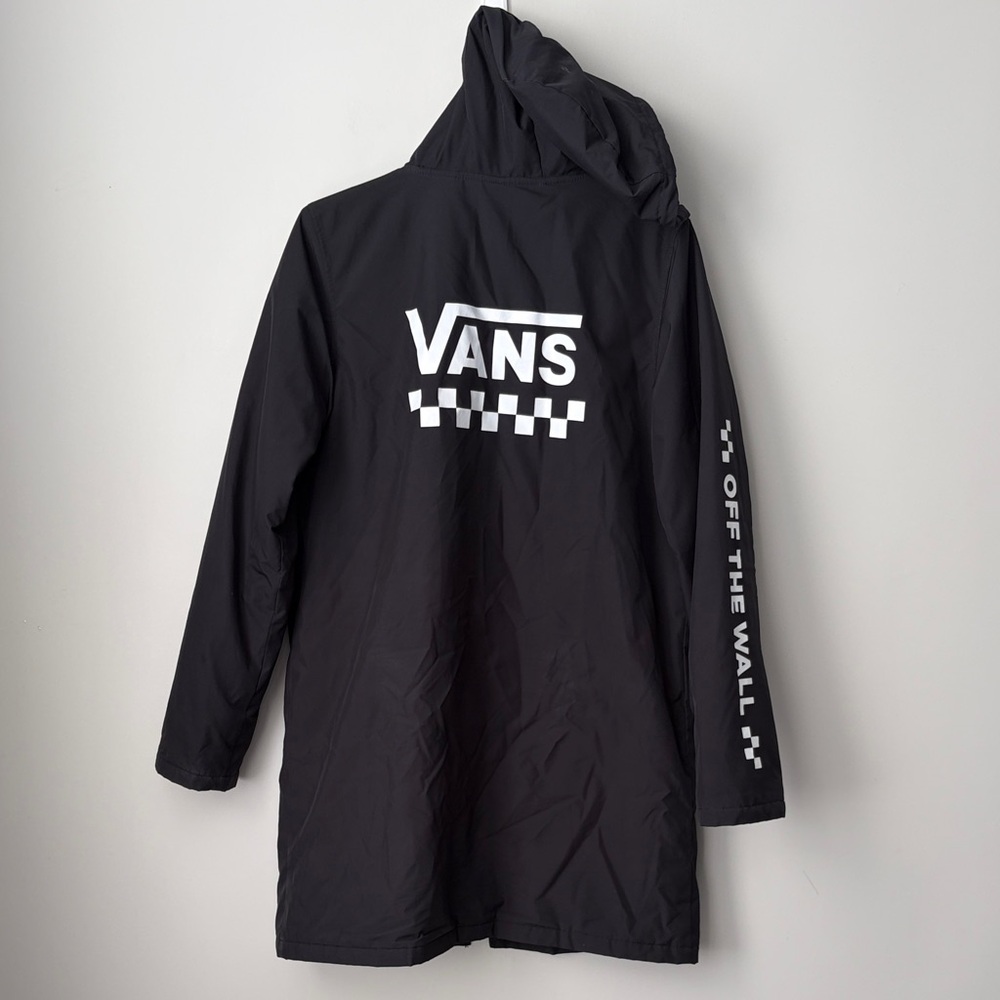 Vans Black Long Hooded Jacket - Picture 3 of 11